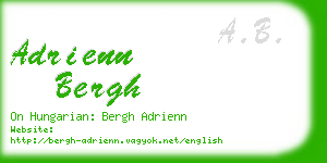 adrienn bergh business card